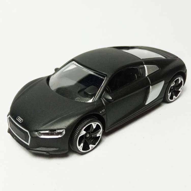 Majorette Majorette Navigator Alloy Car AUDI R8 Supercar สีดํา AUDI R8 Matte