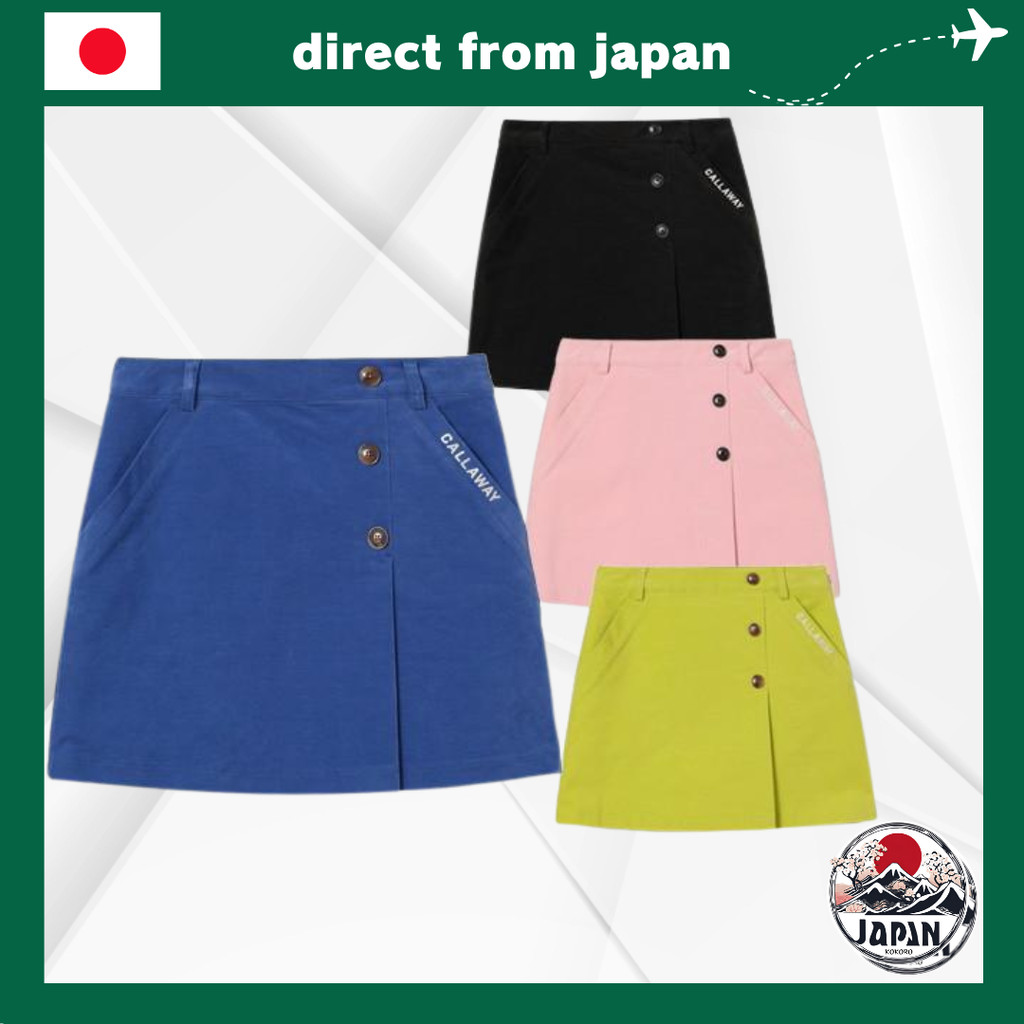 Callaway Women’s 8-Way Stretch Moleskin Golf Skirt – Asymmetric Wrap Design