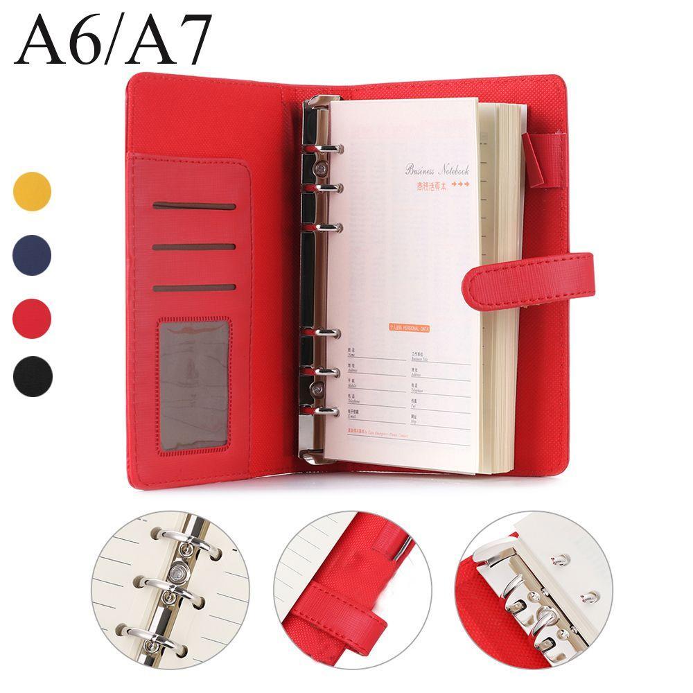 ROSEGOOD A6/A7 แฟ้มโฟลเดอร์รีฟิลอุปกรณ์สํานักงานแฟชั่น Journal Card Organizer Notepad