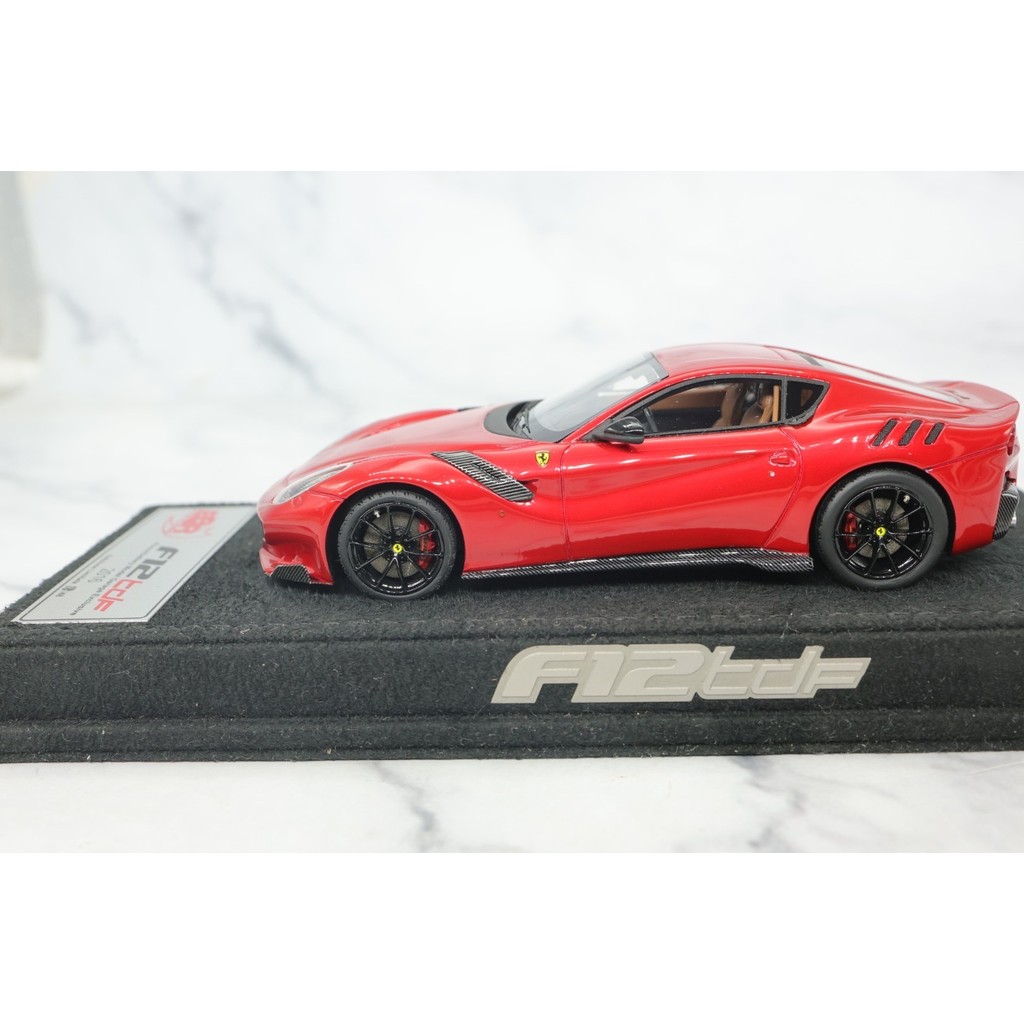 [คลังสินค้าพร้อม] bbr 1/43 Ferrari F12 TDF Enzo Red rg Limited Original Package Flawless, On Deliver