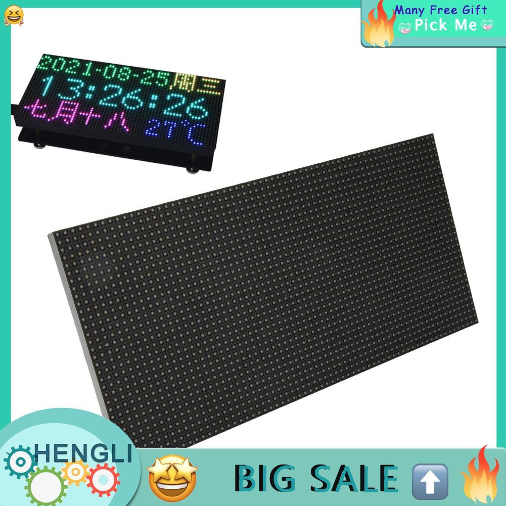 Hengli Hengli แผง RGB 64x32 2048 จุดพิกเซล 4 มม.5V ป้ายสำหรับ RPi Pico ESP32 DIY Creator Desktop Wal