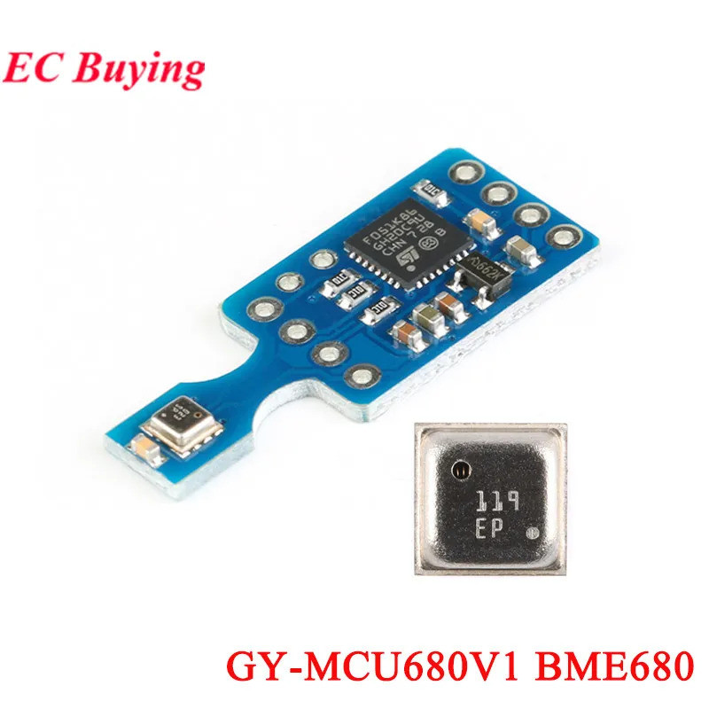 BME680 ดิจิตอลอุณหภูมิความชื้นความดัน IAQ Sensor ชิป Modul Development Board Air ความดัน Air คุณภาพ 