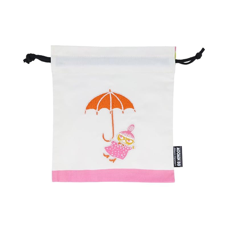 Moomin Embroidered Drawstring Pouch - 80th Anniversary Collection