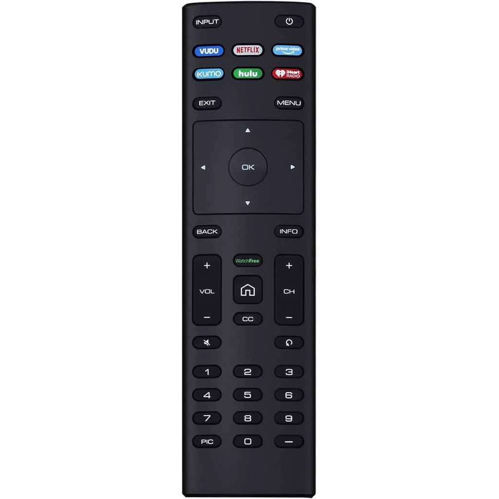 XRT136 เปลี่ยนรีโมทคอนโทรล fit สําหรับ VIZIO Smart TV D50x-G9 D65x-G4 D55x-G1 D40f-G9 D43f-F1 D70-F3