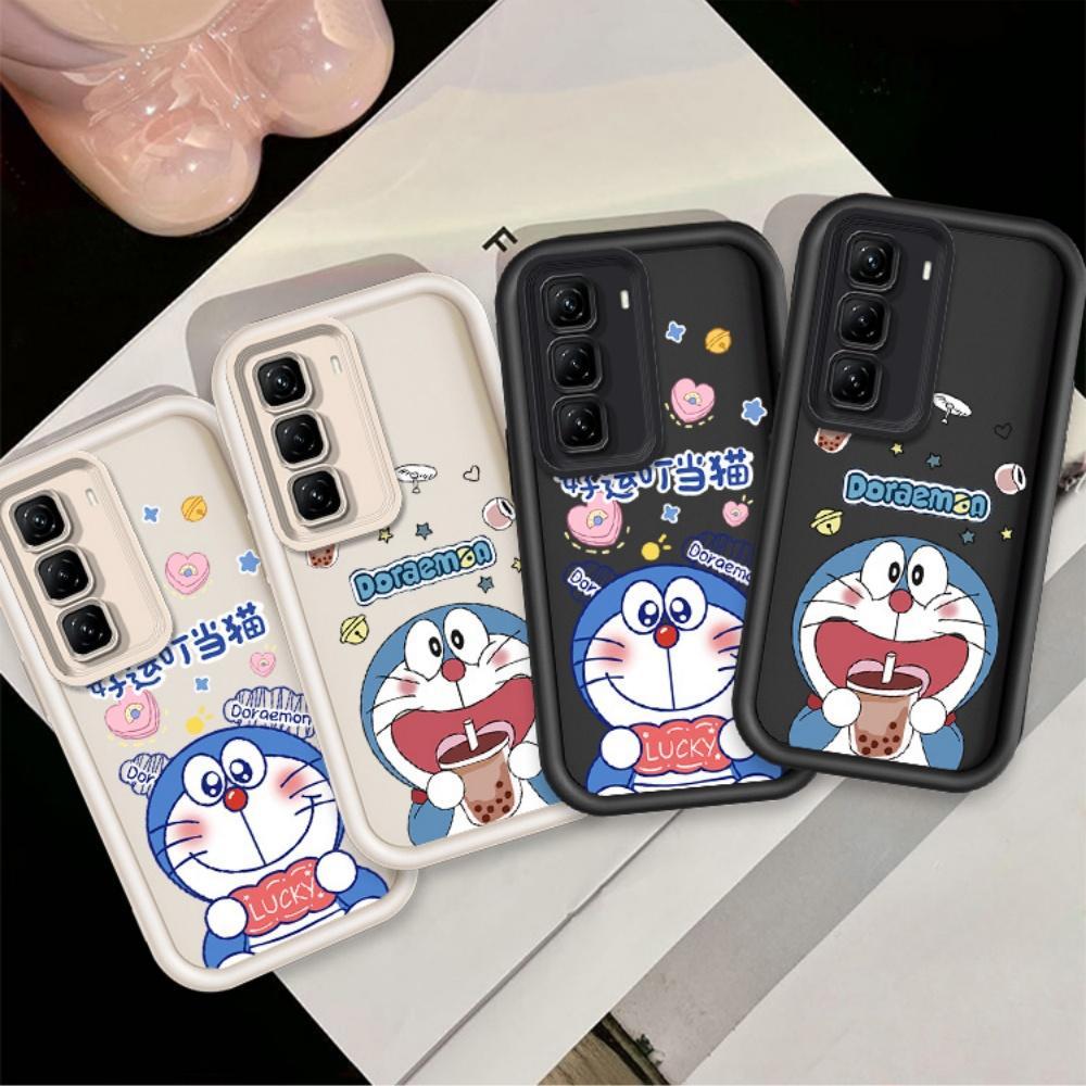 ปลอกสําหรับ INFINIX HOT 50 4G INFINIX X6882 X6882B น่ารักซิลิโคน Doraemon กันกระแทก TPU กรณี