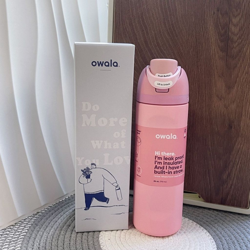 2025 Hot Seller! Owala Freeship ขวดน้ําสแตนเลสหุ้มฉนวน 24 ออนซ์ - รูปที่ 6