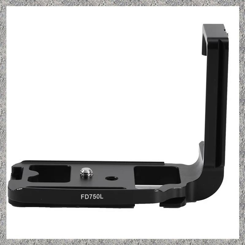 ด้ามจับกล้องแนวตั้งตัวยึด L-Plate ที่วางจําหน่ายอย่างรวดเร็วสําหรับ D750 อลูมิเนียมอัลลอยด์ Enhanced