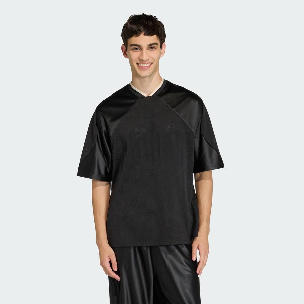 adidas Lifestyle STADIUM GRAPHIC MESH TEE Men Black JZ6853