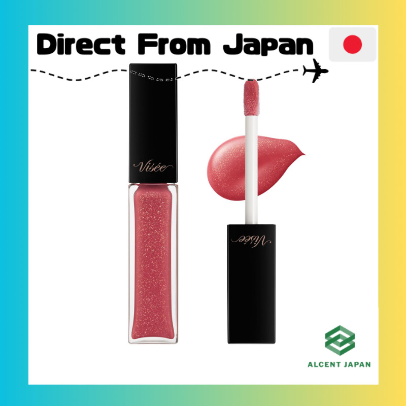 Visee Essence Lip Plumper PK800 Very Pink 5.5 mL Lip Gloss — Volumizing, Moisturizing, Warming Sensa