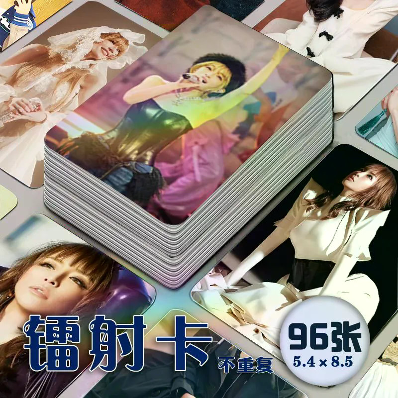 [สินค้าใหม่พิมพ์ลายเอง] Ayumi Hamsaki Ayumi Laser Photocards สินค้า 96 Star