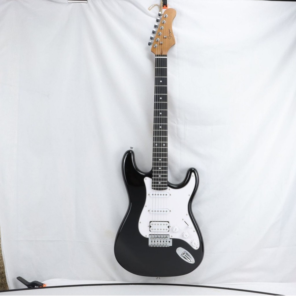 Double Coil ST กีตาร์ไฟฟ้า L-G1MH SSH กีตาร์ไฟฟ้าหลักย่าง Maple คอรอบหัวผลิตภัณฑ์ผ้าไหม