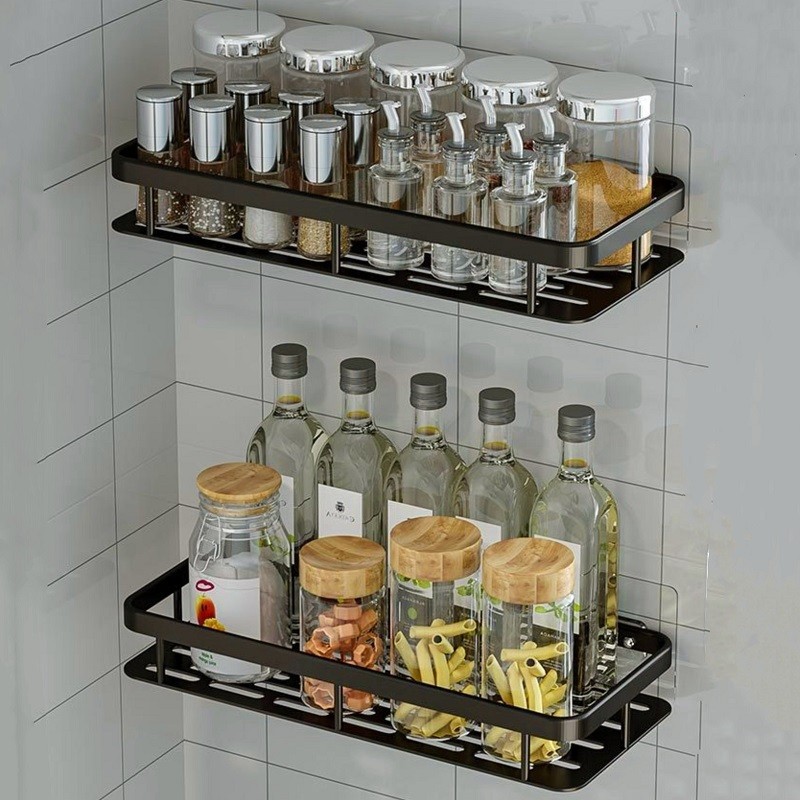 MUKUKU ที่วางสบู่ ชั้นวางของ ดีไซน์สวย การติดตั้งแบบไม่ต้องเจาะ ชั้นวางติดผนังในห้องน้ำ - รูปที่ 3