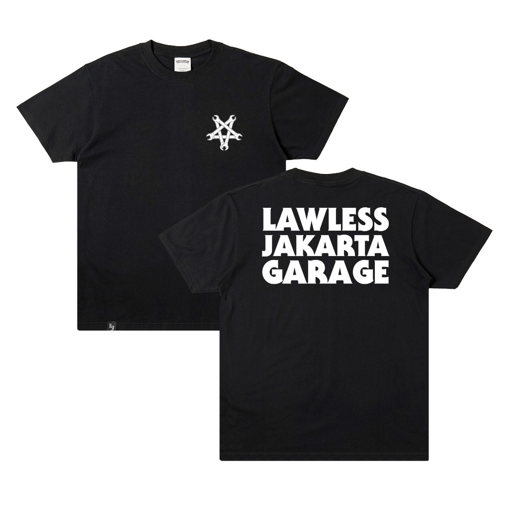 Lawless Garage - เสื้อยืด Spanners - สีดํา