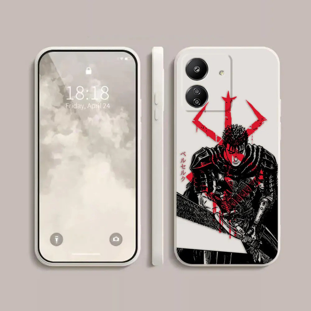 B-berserk G-guts Photo เคสโทรศัพท์สําหรับ Redmi A1 A3 9a 9c 9t 10 12 12c 13c 14c 8 K30 K40 K60 หมายเ