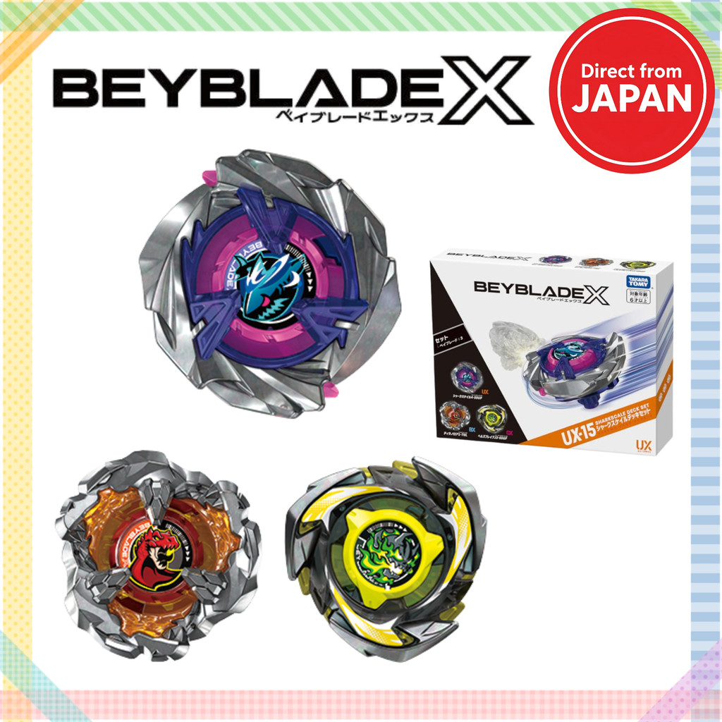 TAKARA TOMY BEYBLADE X UX-15 Shark Scale Deck Set【Direct from Japan】
