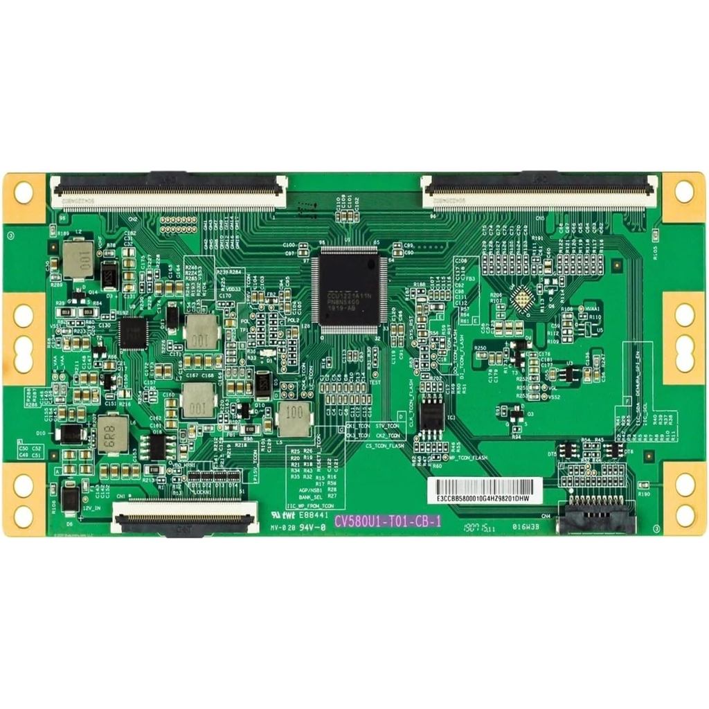 อะไหล่บอร์ดลอจิกทีวี,CV580U1-T01-CB-1 V585-G1 E88441 58 นิ้ว 58R6E3 58H600UDS TV CV580U1 T01 CB 1,T-