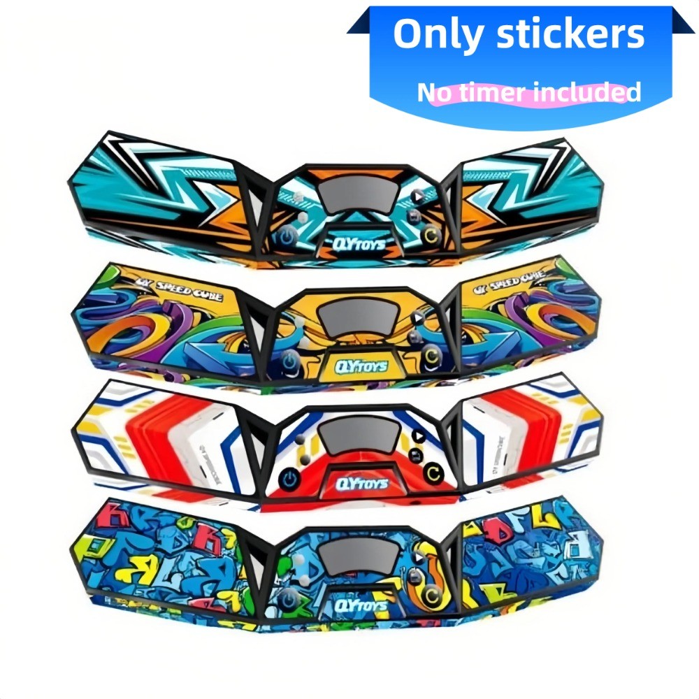 Qiyi Timer Stickers for Cube Timer Personality Stickers (ไม่รวมจับเวลา)