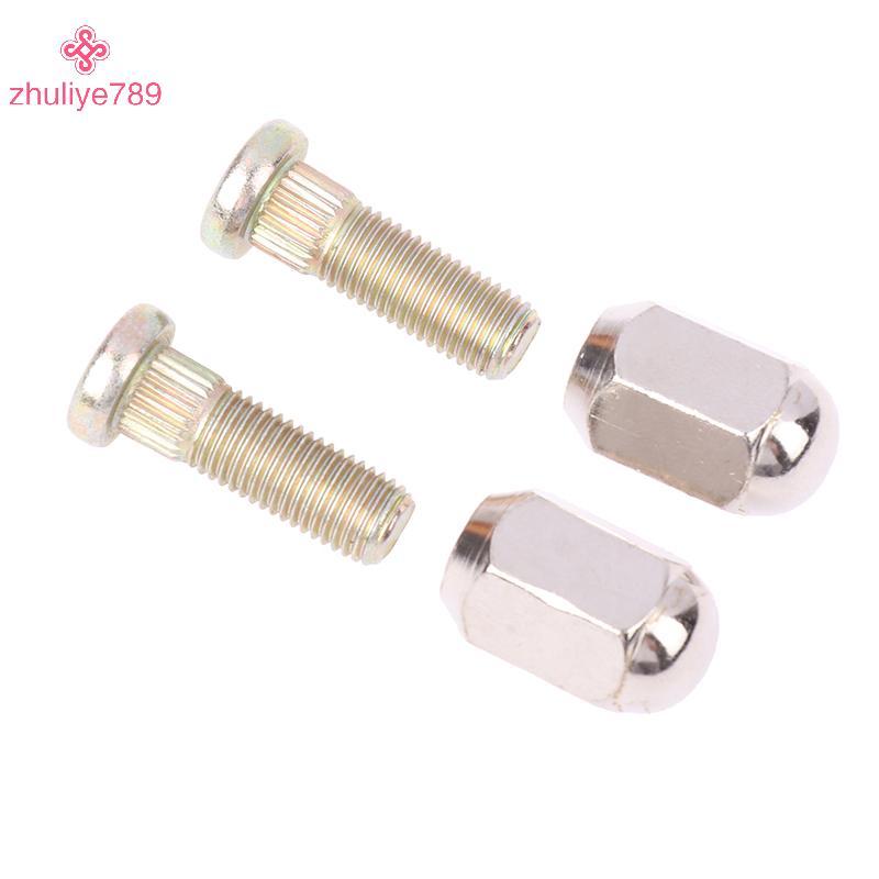 <zhuliye789> 2 ชุดM10x1.25 Hex Nuts 10.9 STEEL SplineสกรูชุดสําหรับATV Go kart UTV Buggy Quad Dirt B