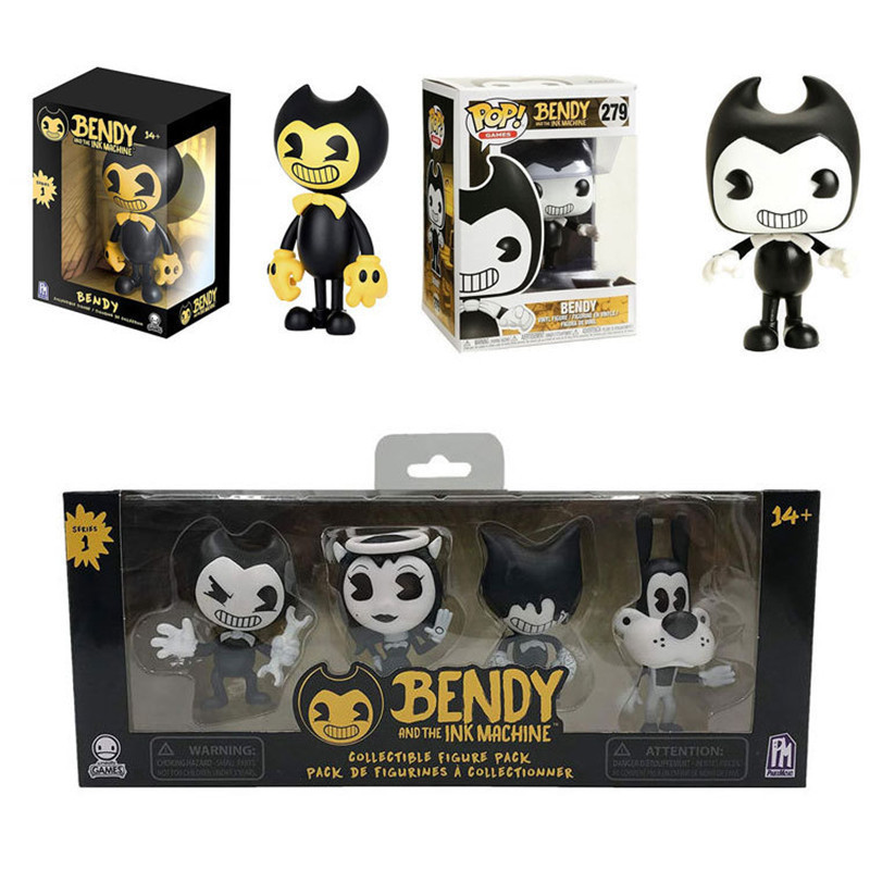 Bendy และเครื่องหมึก โมเดลฟิกเกอร์ของเล่น Bendy และเครื่องหมึก