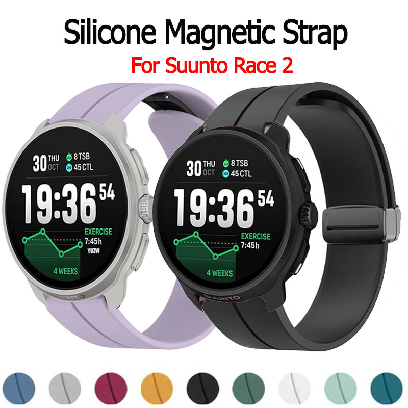 สายสีใส สาย นาฬิกา Suunto Race 2 สายแม่เหล็กสําหรับ สําหรับ Suunto Race 2