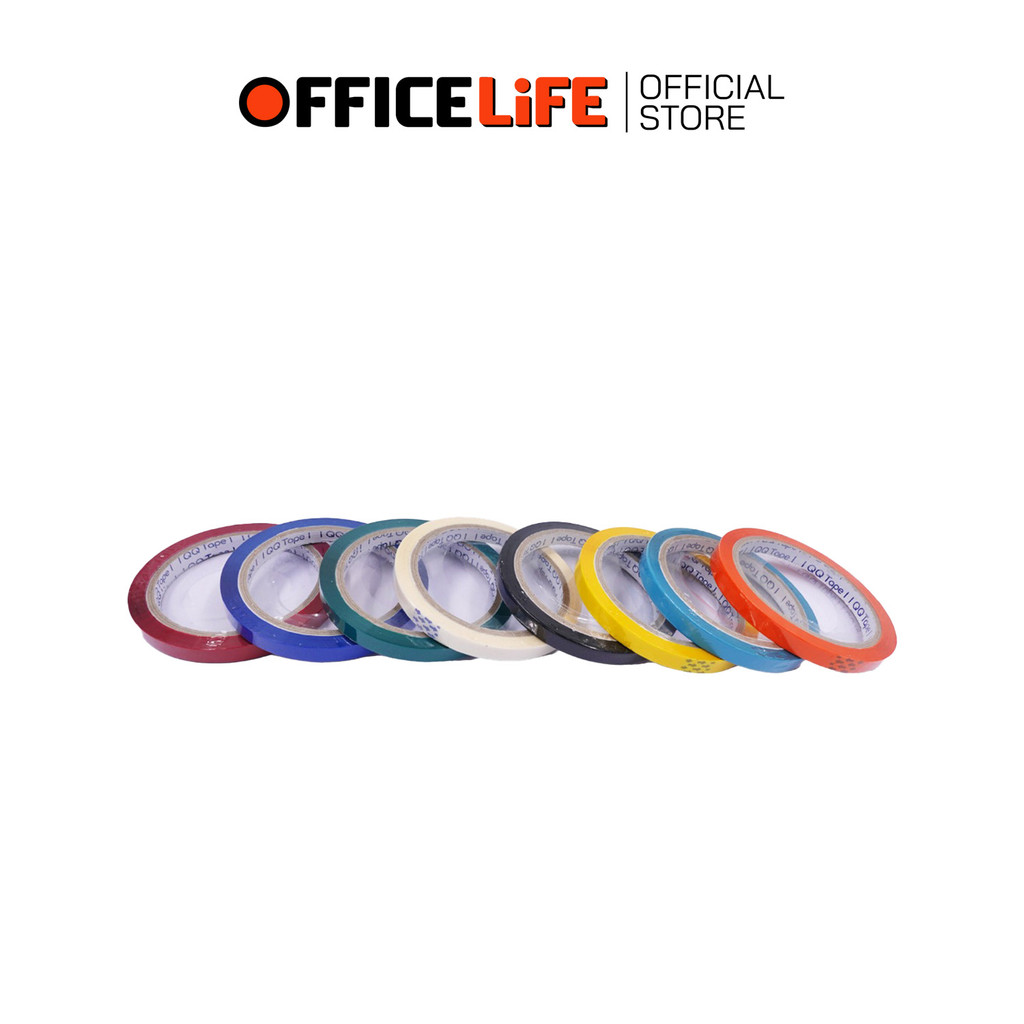 QQ Tape (คิวคิว เทป) เทปรัดปากถุง เทปรัดถุง เทปรัดผัก ยาว 50 หลา กว้าง 9 มิลลิเมตร ( 1 ม้วน )