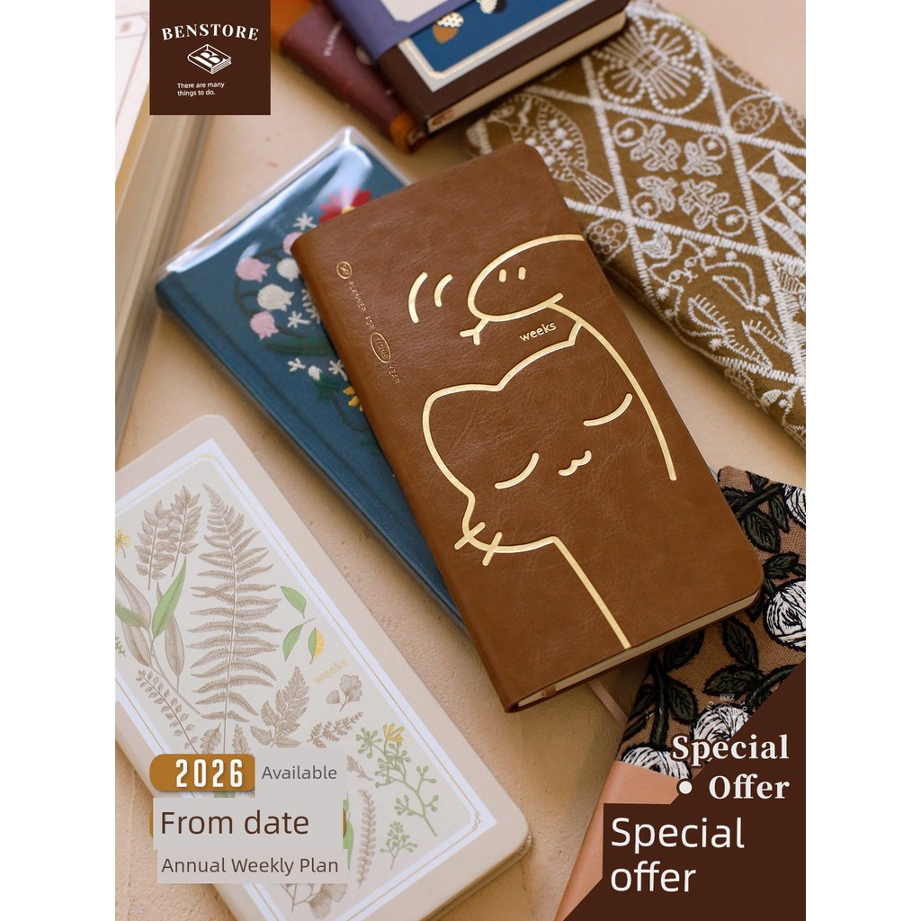 ข้อเสนอพิเศษ 2026weeks Week Plan Self filling Date Square Efficiency Hand Account Datewgh28.th202511