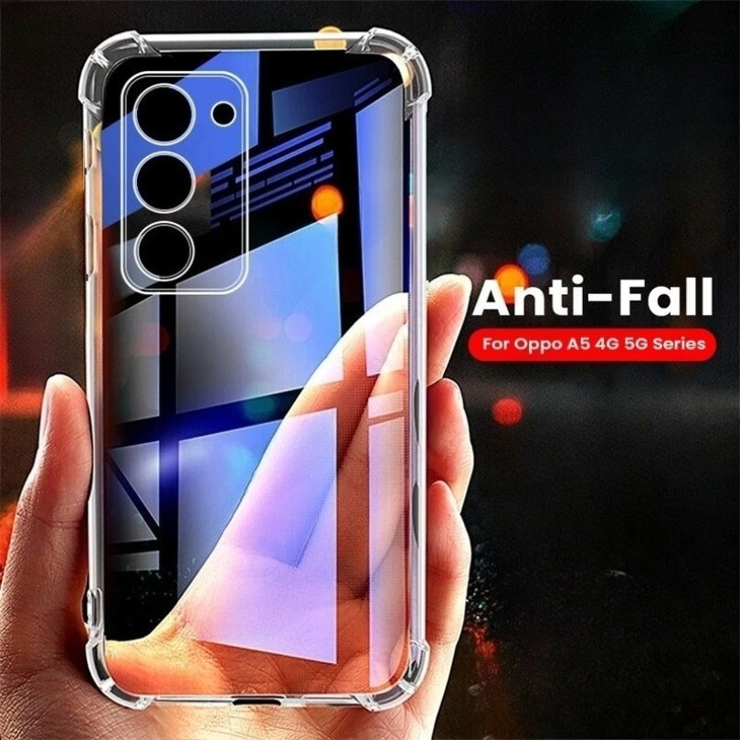 สําหรับOppo A5 5G 4GกรณีAnti-Yellowerโปร่งใสTPU Soft CoverบนOppoA5 A 5Pro 5 m x Opo A5 Pro A5m A5x A5Proเกราะป้องกัน