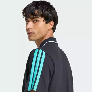 adidas Motorsport เสื้อโปโล MERCEDES - AMG PETRONAS FORMULA 1 TEAM DNA ผู้ชาย สีดำ KE8165