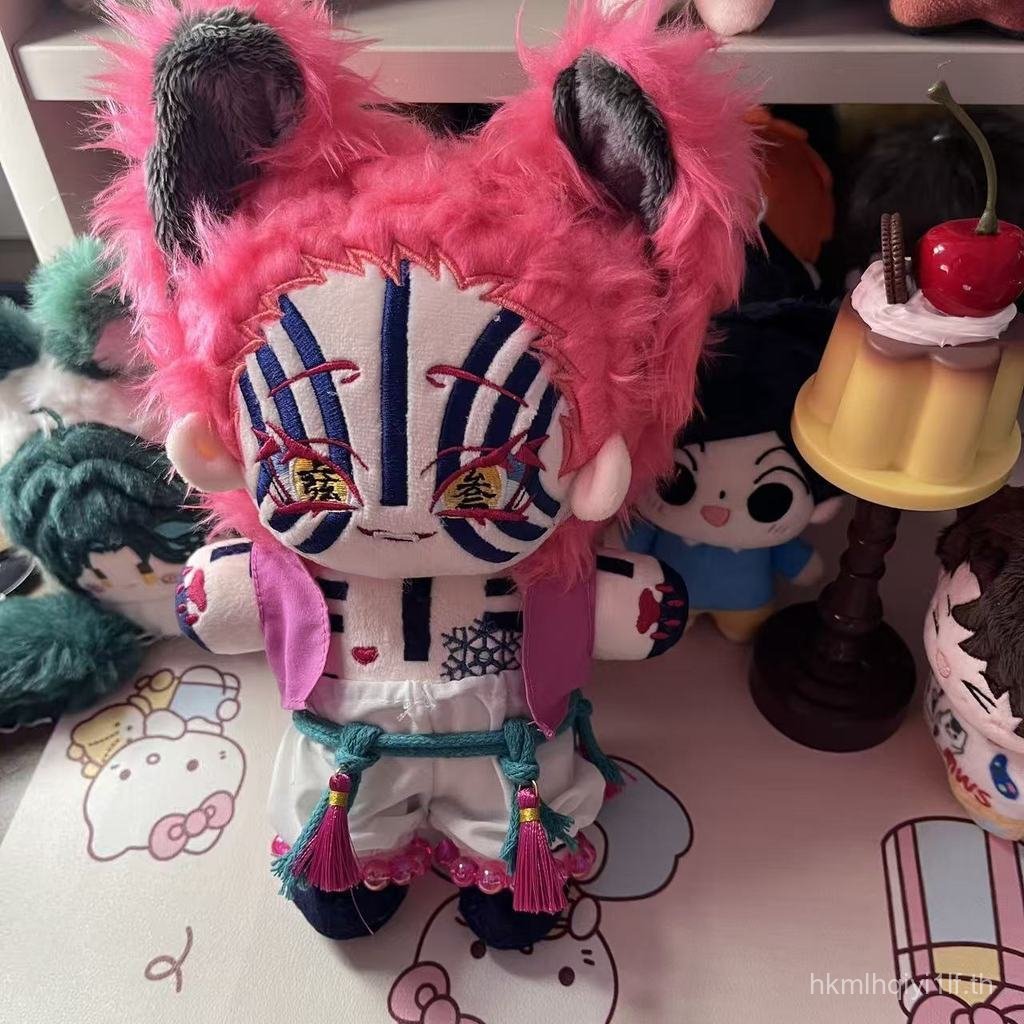 Demon Slayer Kimetsu ไม่มี Yaiba อะนิเมะ Merchanded Akaza ตุ๊กตาตุ๊กตา Plushie ตุ๊กตาของเล่น 20 ซม.ค