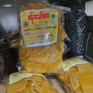 ข้าวเกรียบถั่วลันเตา ข้าวเกรียบแบบดิบ ข้าวเกรียบพม่า มีสองขนาด 350กรัม - 800กรัม