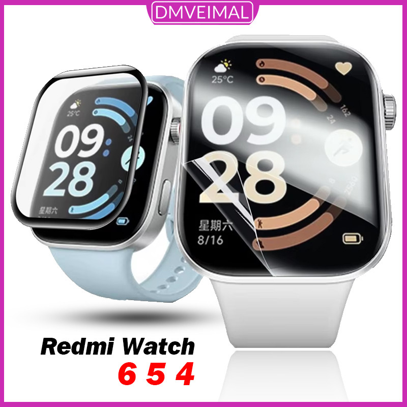 ฟิล์มป้องกันหน้าจอเต็มรูปแบบ/ ฟิล์ม TPU อ่อน for Redmi Watch 6 5 4/ 6 Active/5 Lite Active/3 Lite Active แก้วนิรภัย Film