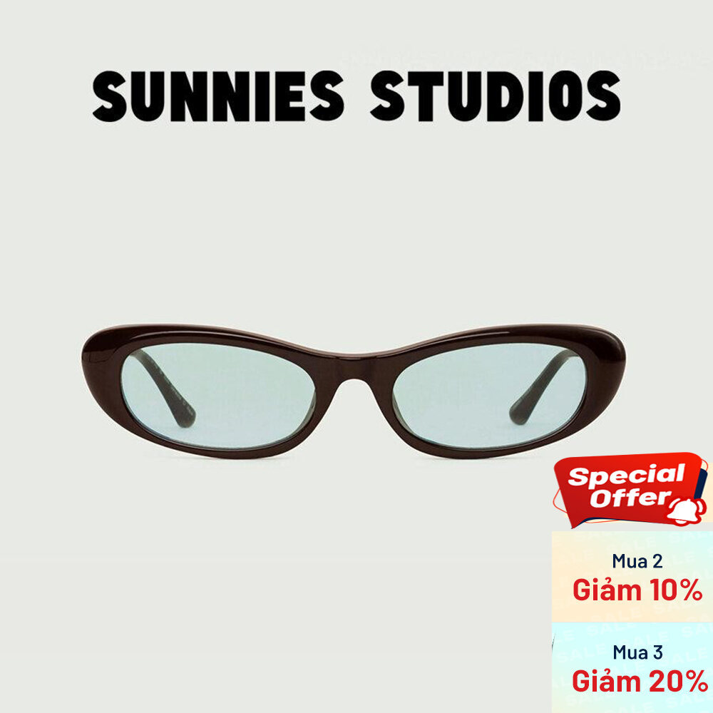 SUNNIES STUDIOS - แว่นกันแดด Cat Eye Slim Ganache Bluebird - 60363RP-2
