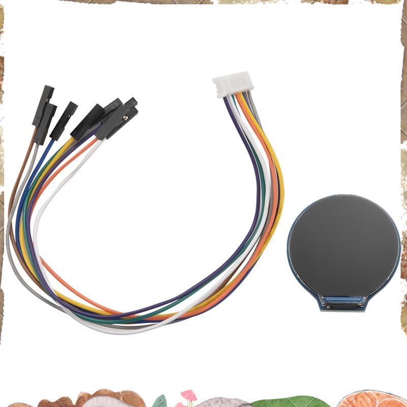 1.28 นิ้วจอแสดงผล LCD โมดูลหน้าจอ GC9A01 SPI การสื่อสาร RGB 65K รองรับสีสําหรับ Raspberry