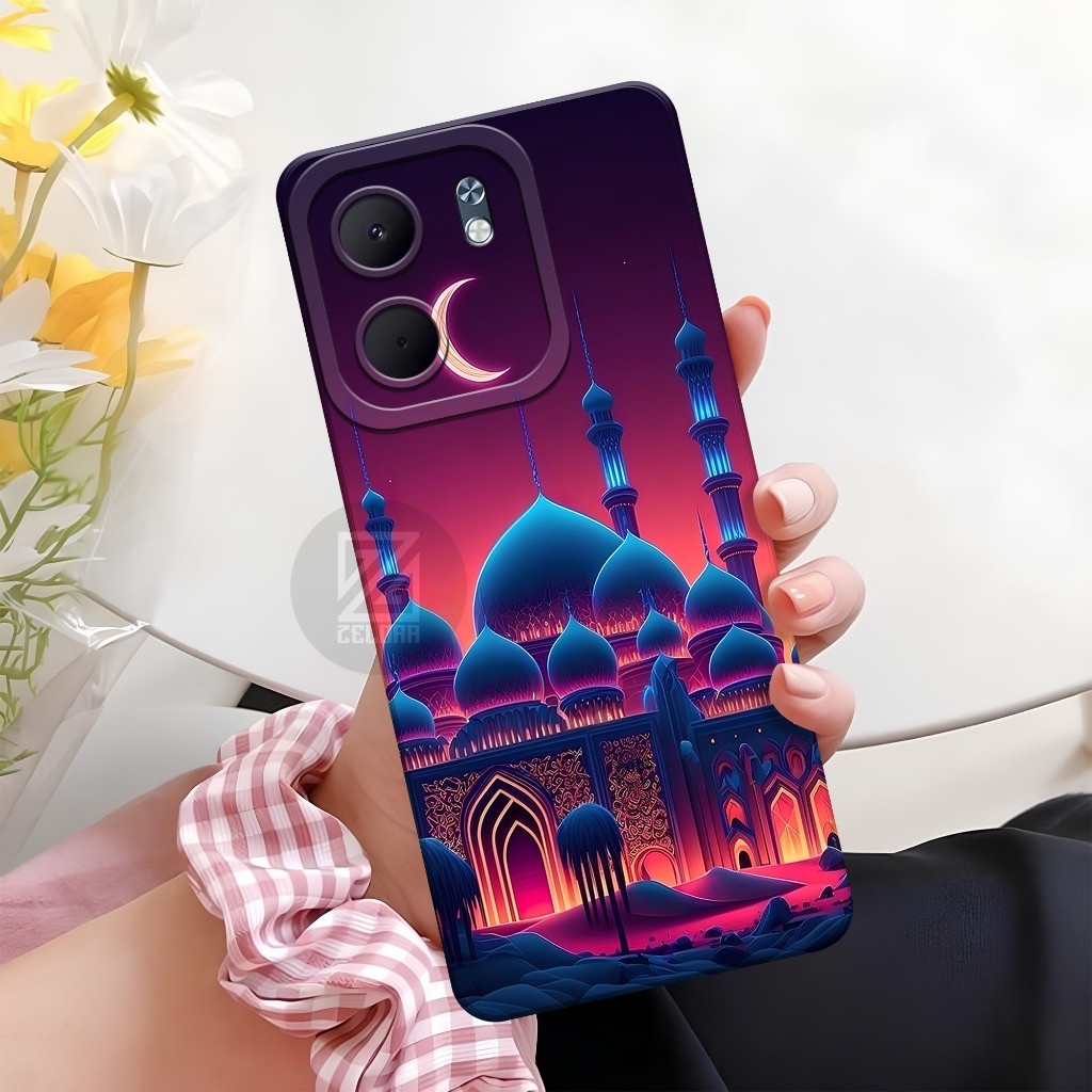 เคส HP OPPO A5X 4G 2025 - เคสมัสยิดแฟชั่น - เคส OPPO A5X 4G ใหม่ล่าสุด - กล้อง Pro - เคส OPPO A5X 4G