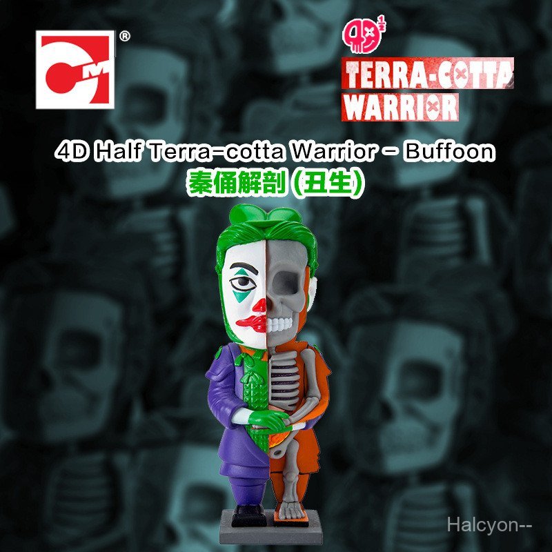 ชุดตกแต่งโมเดลฟิกเกอร์อินเทรนด์ Tomei 4D MASTER Qin Warriors Anatomy (Ugly Life) 629802