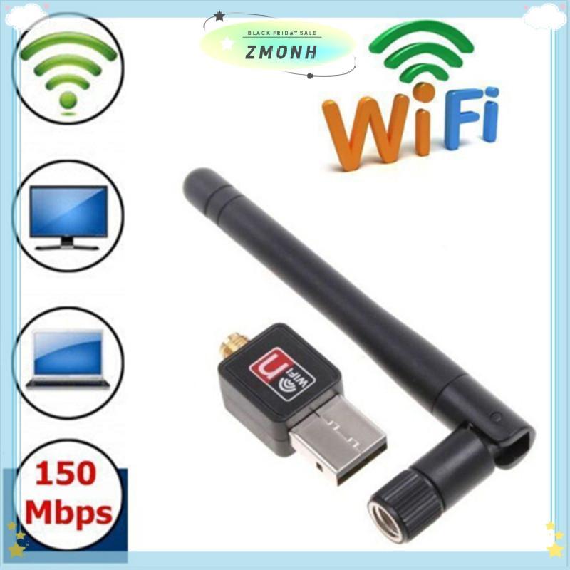 ZMONH 150M USB WiFi อะแดปเตอร์ไร้สาย LAN พร้อมเสาอากาศ Raspberry Pi 2 B + rlink null