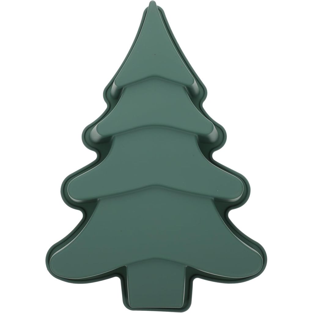 Homoyo Christmas Cake Pan Tree Cake Pan 3D ต้นคริสต์มาสขนาดใหญ่ซิลิโคนแม่พิมพ์สําหรับวันหยุดงานปาร์ต