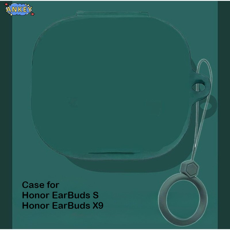 for Honor EarBuds S Case Protective Earphone Cover Honor EarBuds X9 Ring Anti-fall Soft Silicone Wir