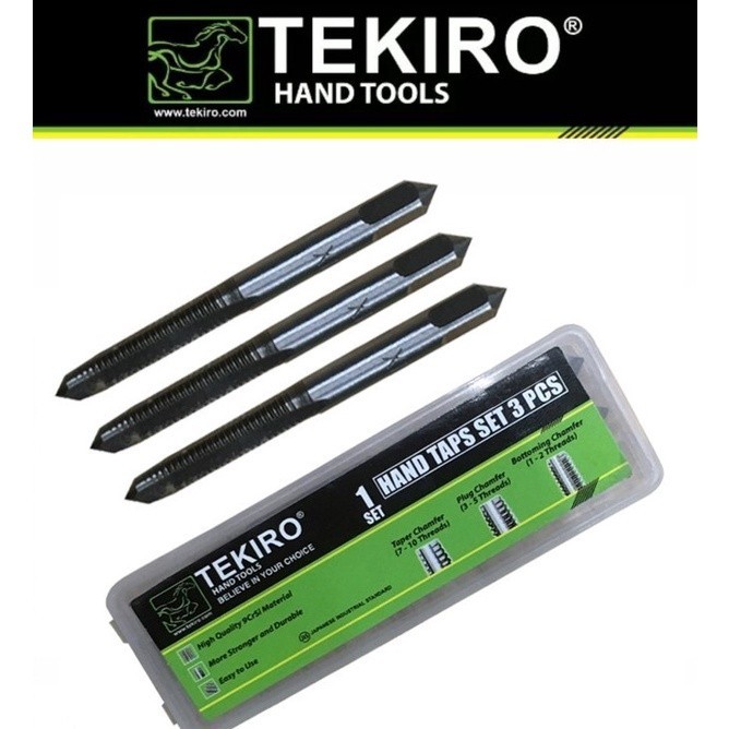 TEKIRO HAND TAP L M3X0.5 (3 ชิ้น) GT-HT1852