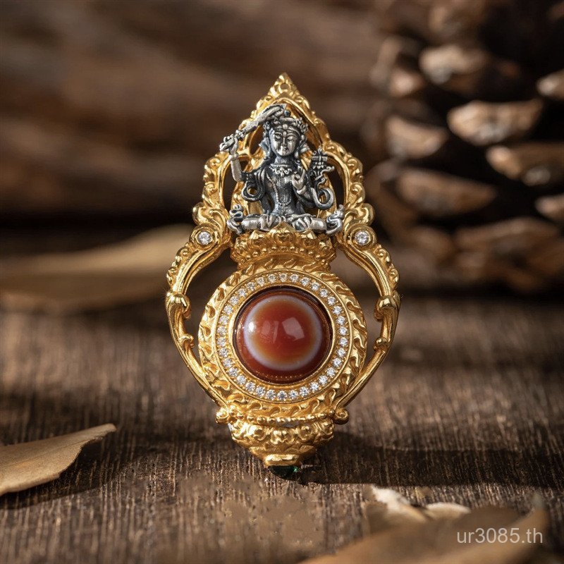 จี้พระโพธิสัตว์ Benming Buddha สร้อยคอ Manjushri โรงงานขายตรง Wisdom Eye All-Match จี้ Stable DHP