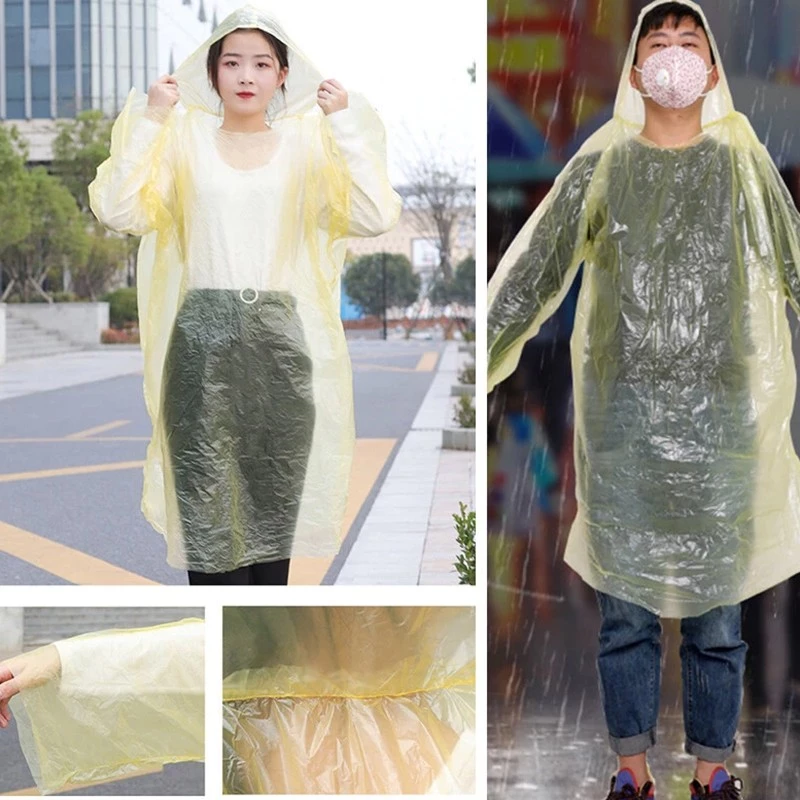 MAS เสื้อกันฝนแบบใช้ครั้งเดียว เสื้อกันฝนฉุกเฉิน เสื้อกันฝน ชุดกันฝน แบบพกพา ชุดกันฝน คุณภาพดี กันน้ำ การจัดส่งแบบสุ่ม thumbnail 10