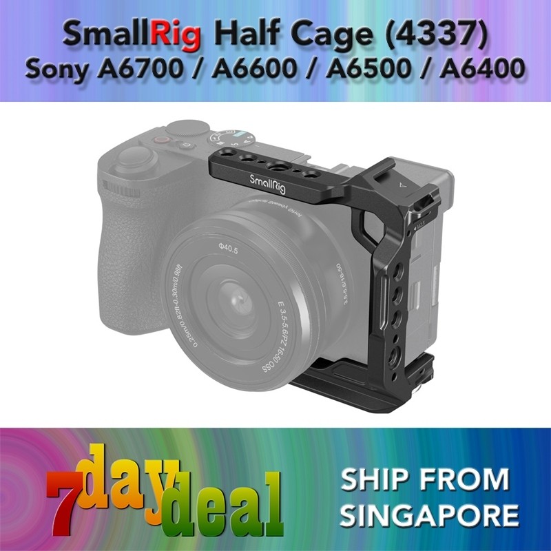 SmallRig ครึ่งกรงสําหรับ Sony A6700 / A6600 / A6500 / A6400 4337