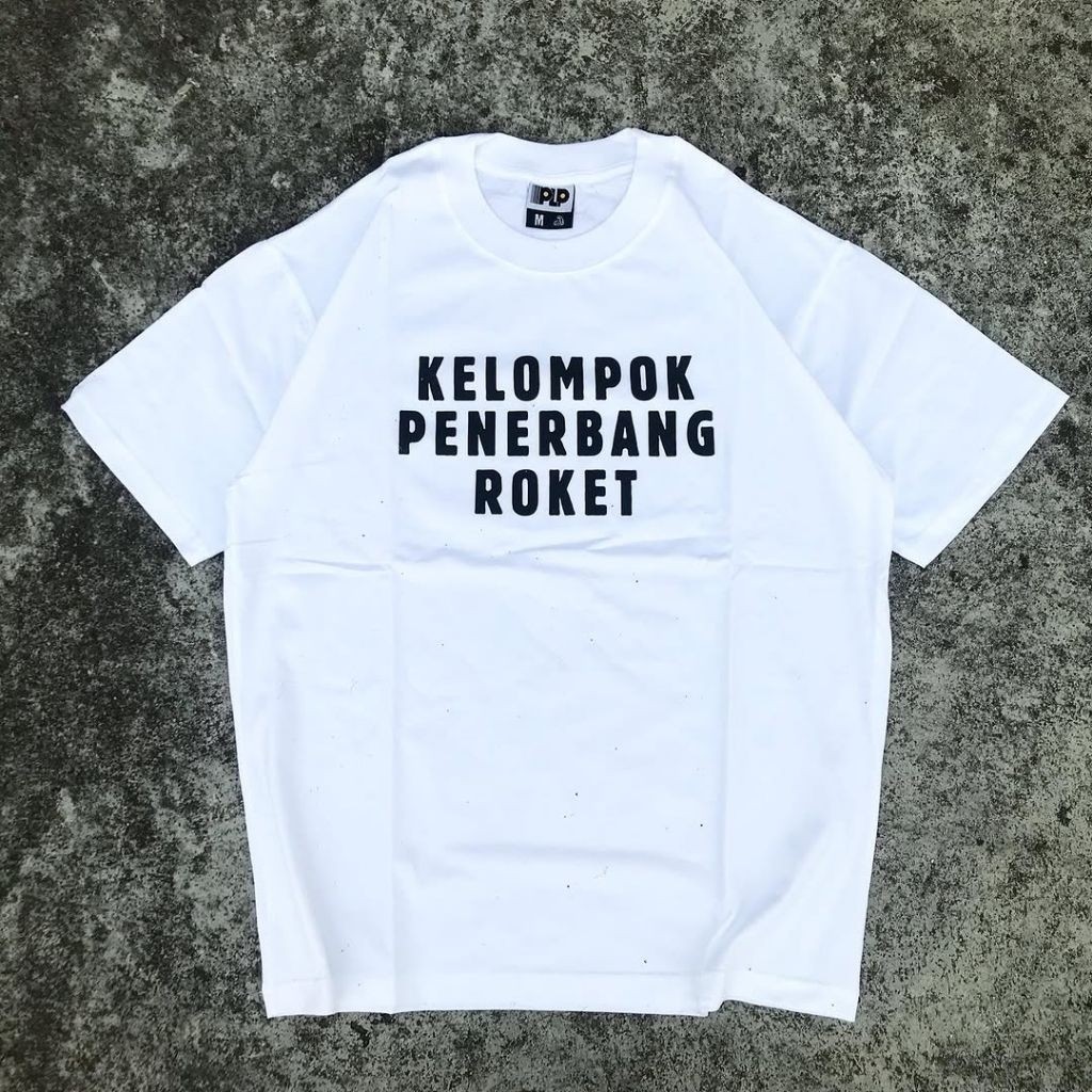 ROCKET FLIGHT GROUP - TEROROGRAFI TSHIRT เสื้อยืดสีขาว 24s