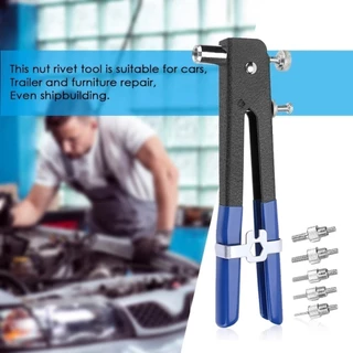 86ชิ้น เวทนัทพร้อมน็อตรีเวทขนาดM3-M8 Rivet Hand Riveting Kit NUTS เกลียวและ Rivet GunTool Rivnut Nutsert ชุดหมุด