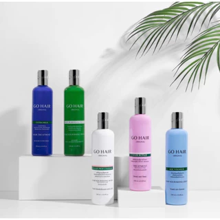 GO HAIR ผลิตภัณฑ์ดูแลบำรุงเส้นผม โก แฮร์ [100 ml./ขวด] [เลือกสินค้า] โกแฮร์ ทรีทเม้นท์ ช่วยฟื้นฟู บำรุงเส้นผม ผมนุ่มสลวย