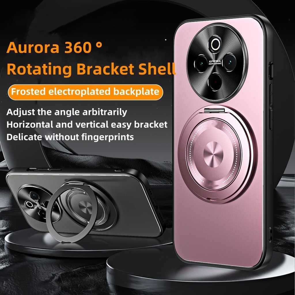 สําหรับ Vivo Y29 Y300i Y300Pro Y300T Aurora แม่เหล็กหมุนเคสโทรศัพท์