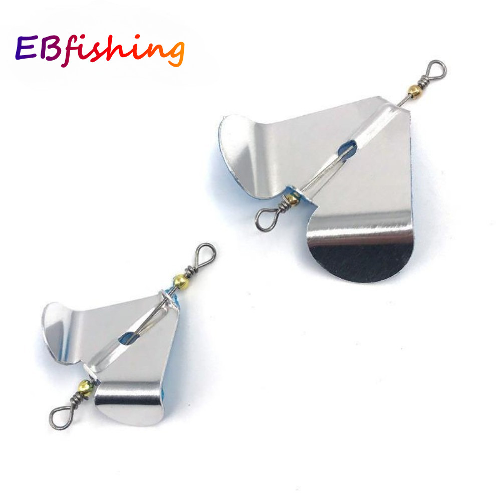 อุปกรณ์ตกปลาระบบ Spinner Minnow VIB ขนาด 4.5/5 ซม. ทำจากวัสดุคอมโพสิตเลื่อม พร้อมฟังก์ชัน Water Blocking