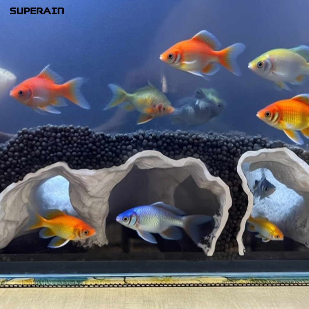 [SUPA] Driftwood Aquascaping Element Texture Aquarium ตกแต่งธรรมชาติ Curve Aquarium Cave อุโมงค์ปลาซ