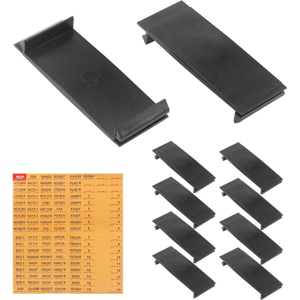 Circuit Breaker Filler Plate for Square D and GE, Universal 1 inch Electric Panel Cover, (Comes with