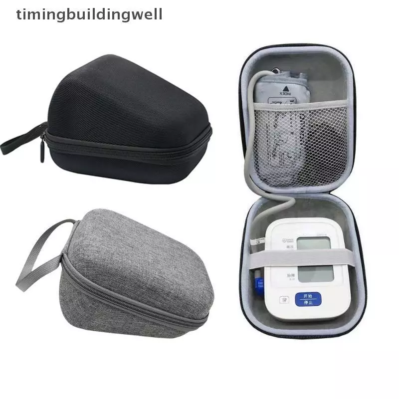 Twth EVA Hard Case สําหรับ Upper Arm เครื่องวัดความดันโลหิตแบบพกพาพกพาป้องกัน Hard Bag Storage Case QDD